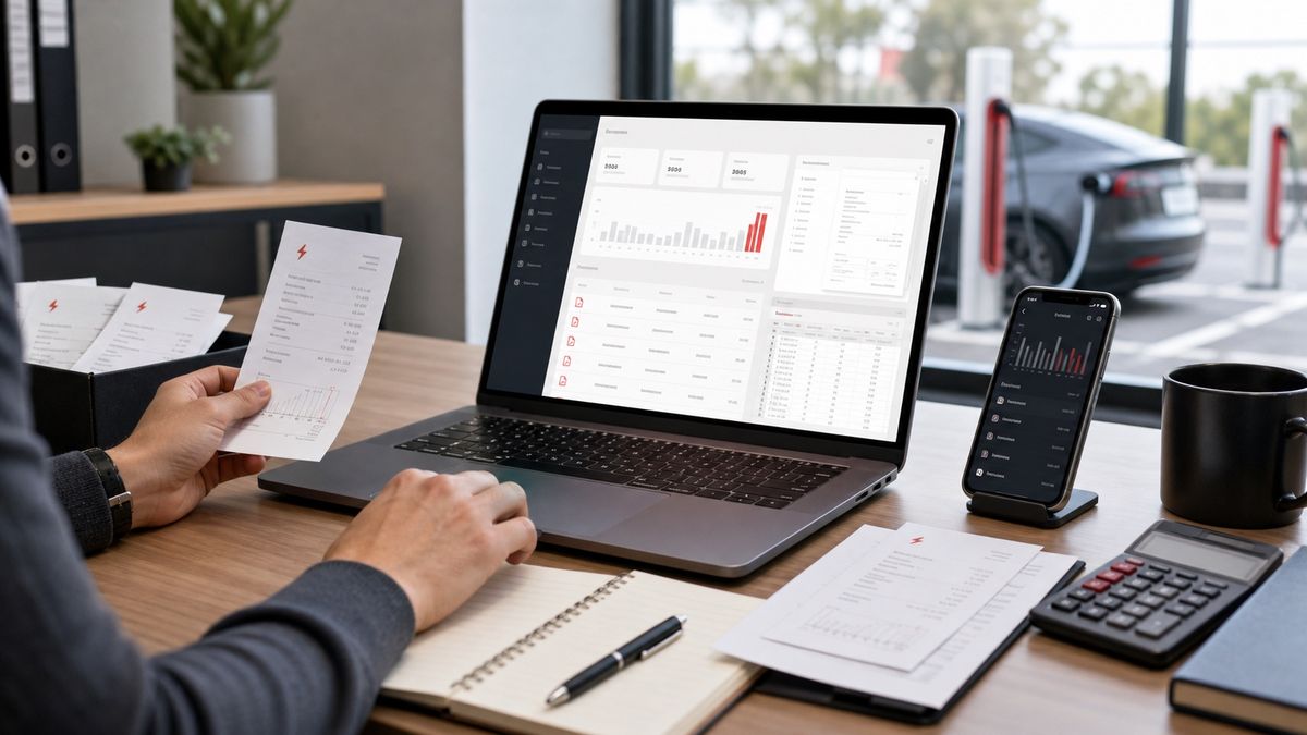 Tesla Charging Receipts for Expense Reports: The Complete 2026 Workflow