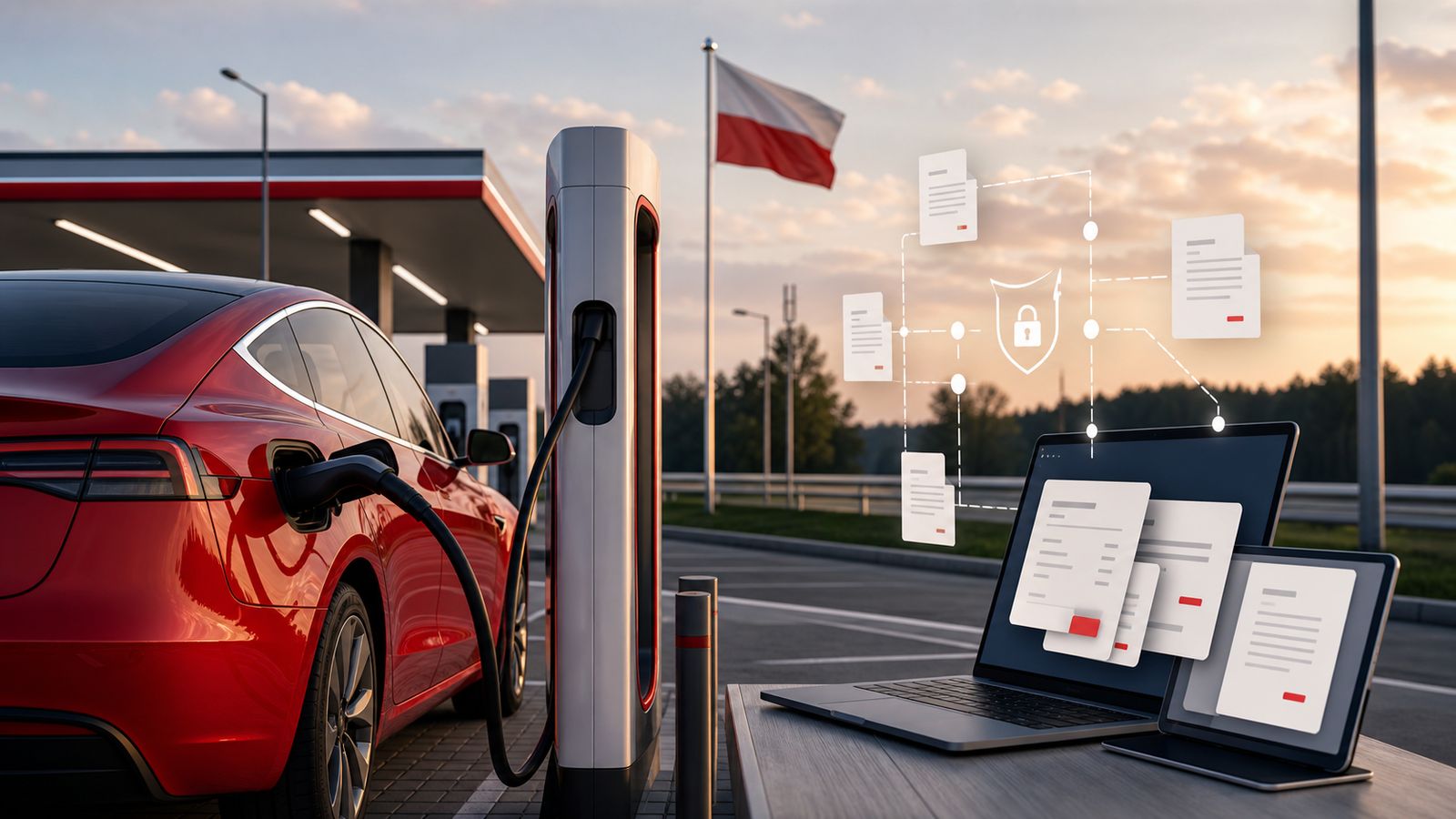 Faktury Tesla w Polsce: Supercharger, Premium Connectivity i dokumenty dla księgowości