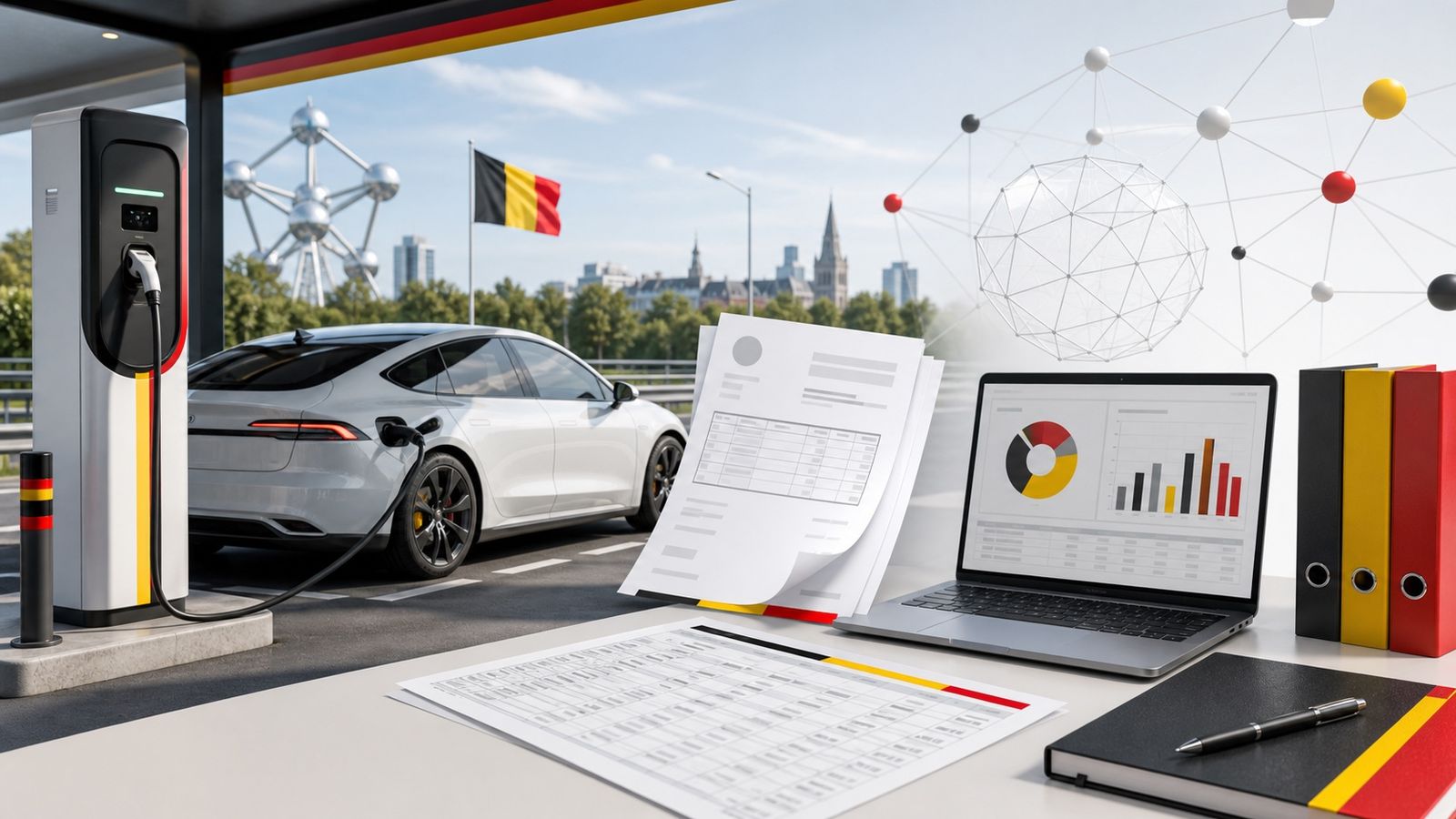 Tesla Supercharger Invoices in Belgium: Peppol, VAT, and Why PDFs Still Matter